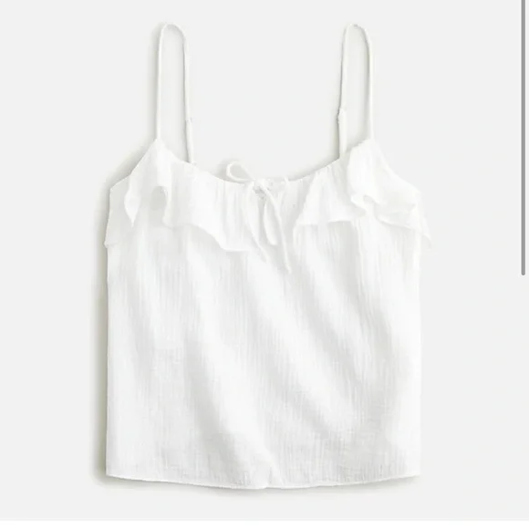 Jcrew ruffle cami - Picture 1 of 3